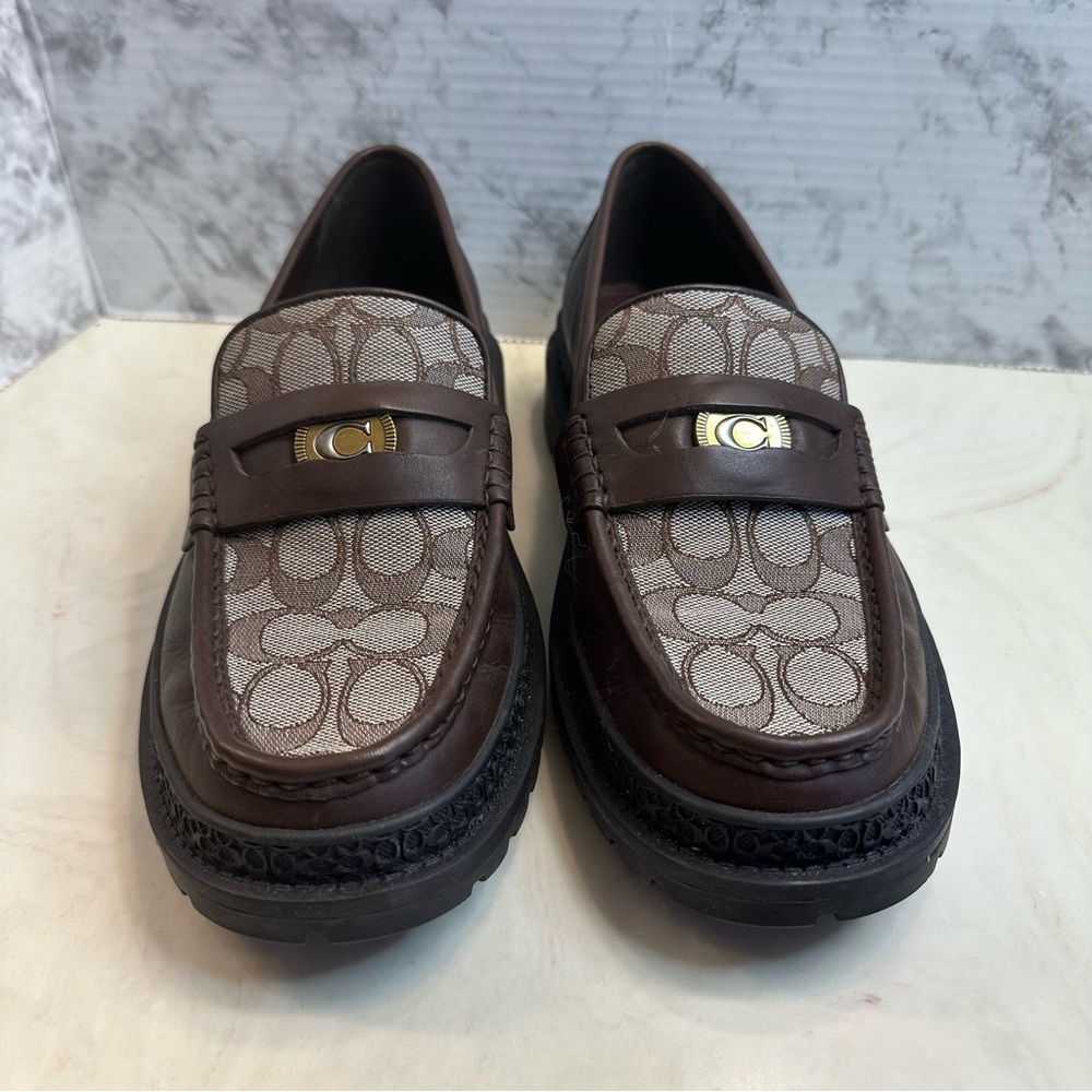 Men’s Coach signature coin loafer